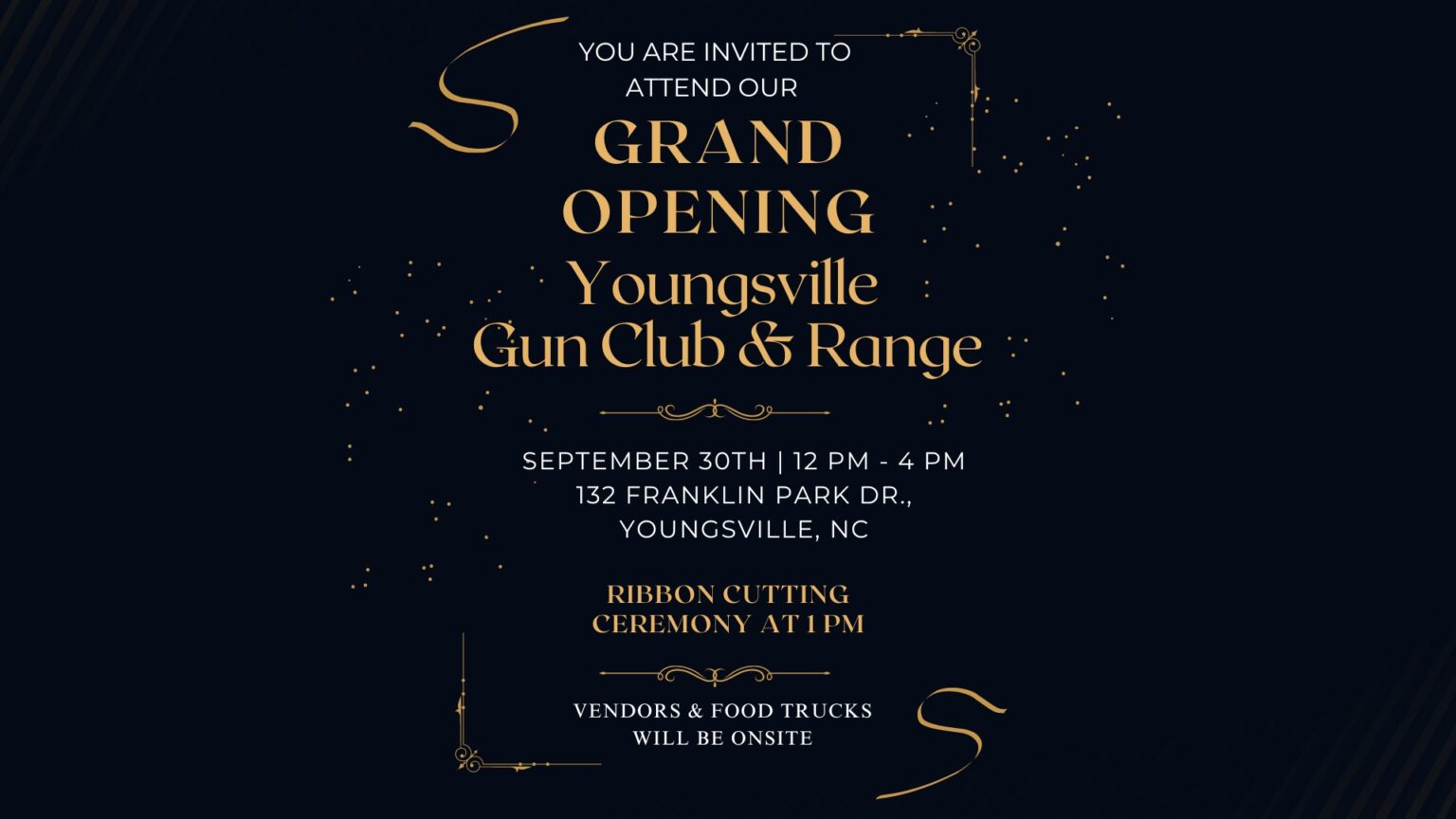 Join us for the Grand Opening of Youngsville Gun Club + Range!